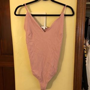 Light pink socialite body suit tank top